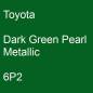 Preview: Toyota, Dark Green Pearl Metallic, 6P2.